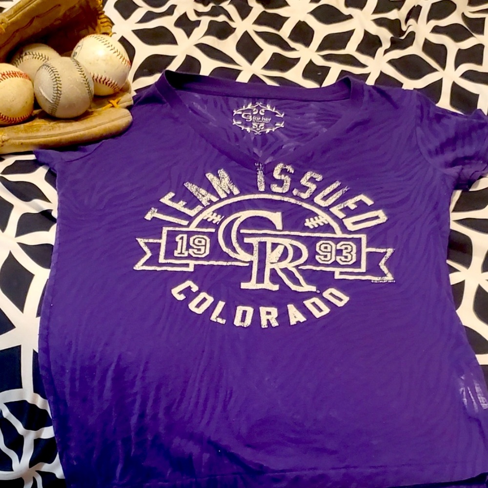 Colorado Rockies Baseball Tee